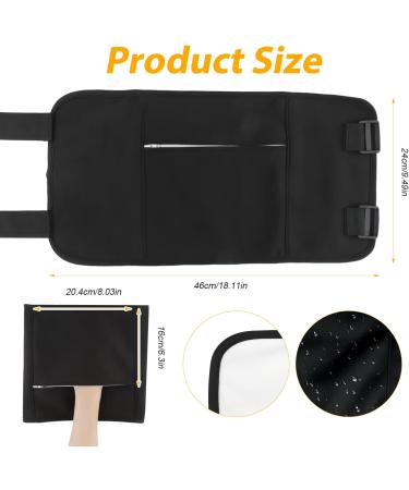 Castor Oil Pack Massage Belt - Black | Removable Castor Oil Pack for Belly Relief | International Shipping Available - Buy Online on GoSupps.com