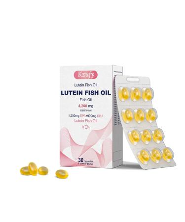 Generic KZUFY Lutein Supplement FloraGLO Lutein DHA for Healthy Eyes and Vision - 30 Servings