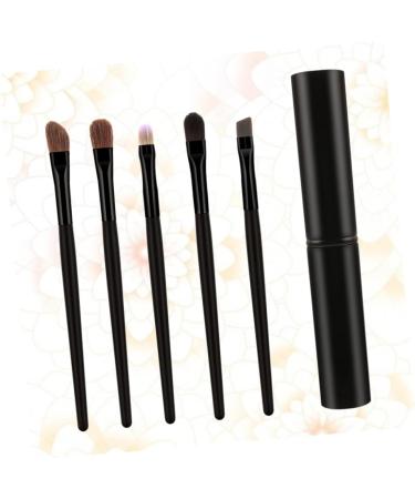 VINTORKY 5pcs Eyeshadow Brush with Case Blackriflecoffee Cosmetic Tools Eyeshadow Brush Kit - Buy Online on GoSupps.com