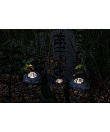 Pontec 87585 Pondostar LED Rocklight Set 3 - Stylish Underwater Lighting in Slate Optics for Your Pond - Buy Online on GoSupps.com