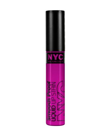 N.Y.C. New York Color Smooch Proof Liquid Lip Stain  Unforgettable Fuchsia  0.24 Fluid Ounce