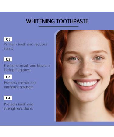 Brightening Toothpaste - Gradually Brightens Teeth While Providing Lasting Fresh Breath. Use Twice Daily(4pcs) - Buy Online on GoSupps.com