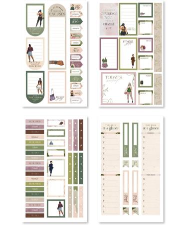 Rongrong Fitness Sticker Book - Get Motivated with Fun and Colorful Workout Stickers - Buy Online on GoSupps.com