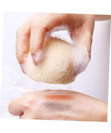 DOITOOL 1pc Face Wash Facial Exfoliating Puff Face Exfoliating Body Powder Puff Gold Fascinators for Women Makeup Puffs Sponge Makeup Remover Puff Flour Tool Deep Cleaning - Buy Online on GoSupps.com