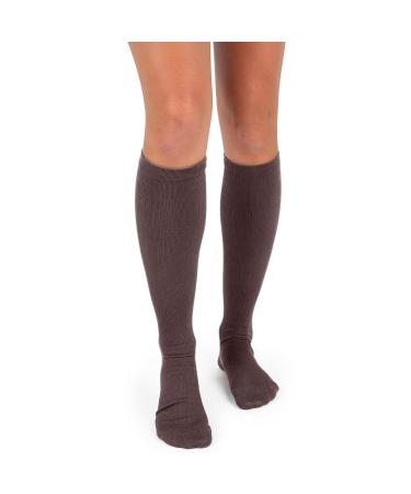 5 Pairs 2XL Graduated Compression Socks 15-20 mmhg Knee High for Men & Women Best All Day Support