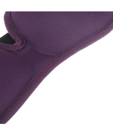 3D Contoured Cup Sleep Eye Mask - Purple | Block Out Light for Travel, Yoga, Nap - Soft & Comfortable Blindfold - Buy Online on GoSupps.com