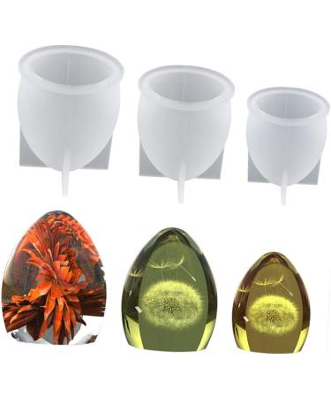 Cabilock 3pcs Egg Night Light Mold Molds for Candles Egg Silicone Molds Desktop One Body Cake Mold - Buy Online on GoSupps.com