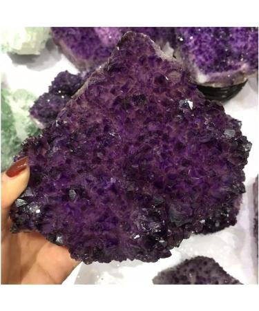 Big Size Natural Amethyst Angel Aura Quartz Crystal Cluster Crystal geode Beautiful - Buy Online on GoSupps.com