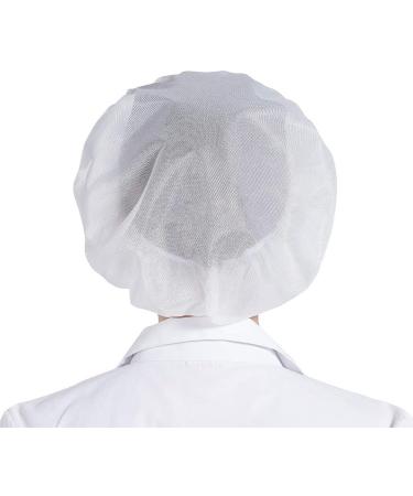 Nanxson 3Pcs White Bouffant Caps - Food Service Hair Nets for Factory Workers | CF9047 - Buy Online on GoSupps.com