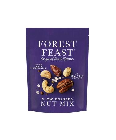 Forest Feast Forest Feast | Nut mix with sea salt crystals and peppercorns - 120 Gr | Dried fruits covered with salt and black pepper