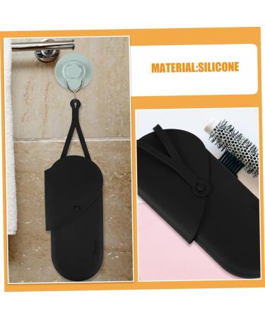 Baluue 2pcs Black Storage Pouch Hair Rollers Hair Straightener Organizer 29.50X13.50X2.00CM Black - Buy Online on GoSupps.com