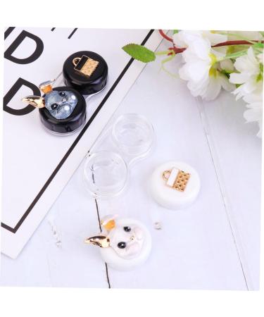Buy Healvian 2-in-1 Contact Lens Container & Lip Gloss Case | Stylish Portable Lens Holder for Travel International Shipping Available - Buy Online on GoSupps.com