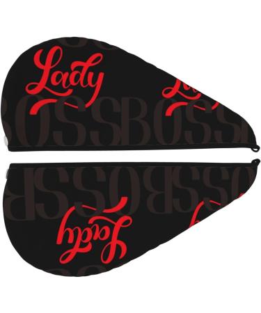 Lady Boss Microfiber Hair Towel - Super Absorbent Coral Velvet Wrap for Long Curly & Thick Hair - Quick Dry Soft & Stylish - Buy Online on GoSupps.com