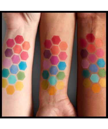 NYX Ultimate Shadow Palette - 16 Vibrant True-To-Pan Eyeshadow Shades - Metallics, Shimmers, Colors, and Nudes - Vegan Pressed Pigments - 0.8g - Brights - 1 Count - Buy Online on GoSupps.com