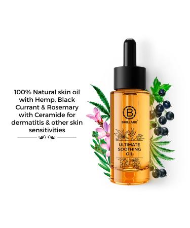 BRILLARE Ultimate Soothing Oil 30 ML - All-Natural Body Oil with Rosemary | Chemical-Free Skincare for All Skin Types - Buy Online on GoSupps.com