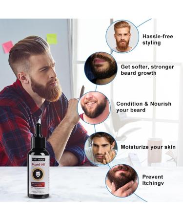 3-Piece Natural Beard Growth Oil Set | Promotes Facial Hair Growth & Moisture for Men - Buy Online on GoSupps.com