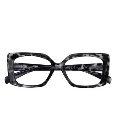 Eyekepper Reading Glasses for Women Reading - Ladies Readers - Grey Tortoise +0.50 Grey Tortoise 0.5 Diopters