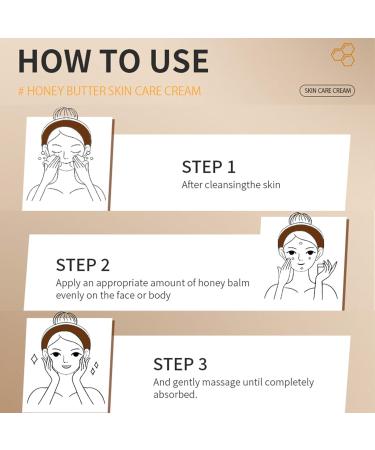 Cr me de soin de la peau au beurre de miel baume au miel de suif de b uf am liore la peau s che nourrit la peau peau lisse cr me hydratante nourrie l'herbe pour le visage et le corps convient - Buy Online on GoSupps.com
