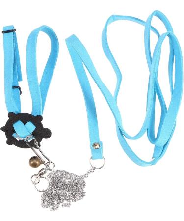 iplusmile Turtle Harness and Leash - Pet Tortoise Leash Lizard Leash Tortoise Harness Strap Pet Adjustable Collar Leash Tortoise Walking Lead Control Rope-Size S (Blue) - Buy Online on GoSupps.com