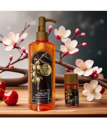 Buy 100% Pure Argan Treatment Oil - Nourish & Transform Your Hair | UBuy Shop Korea (200ml + 20ml Travel Gift - Buy Online on GoSupps.com