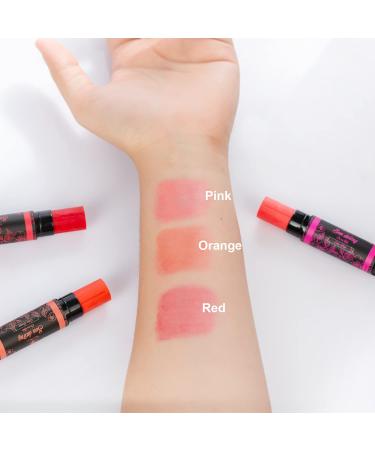 Organic Cordyceps Lip Balm - Pink Orange Red | Moisturizing & Natural | International Shipping - Buy Online on GoSupps.com