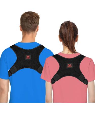 Posture Corrector for Women and Men , Back Brace Adjustable Upper Posture Support, Posture Brace ,Comfortable Back Straightener Support for Clavicle Support and Providing Pain Relief from Neck,Back and Shoulder Regular