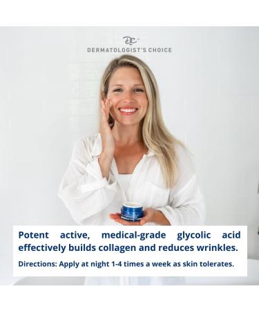 Buy Dermatologist's Choice Ultra Anti-Aging Face Cream | Non-Neutralized Glycolic Acid Paraben-Free Cruelty-Free - 1.7 oz - Buy Online on GoSupps.com