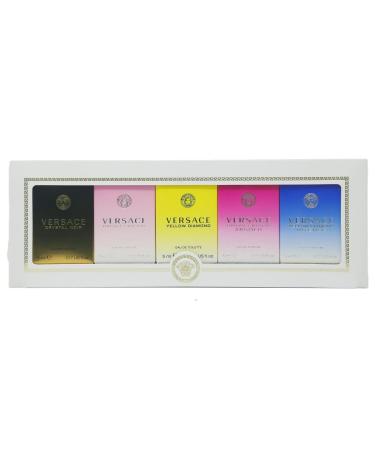 Versace Women's Fragrance Collection 5 Piece Set Yellow D. B.Crystal Noir B.C.Absolu Y.D.Intense