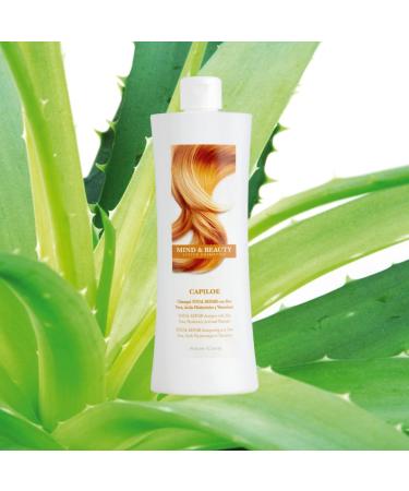 Cosdiet Mind & Beauty Capiloe Total Repair Shampoo with aloe vera hyaluronic acid and vitamins revitalizes repairs and strengthens the hair fiber 500 ml - Buy Online on GoSupps.com