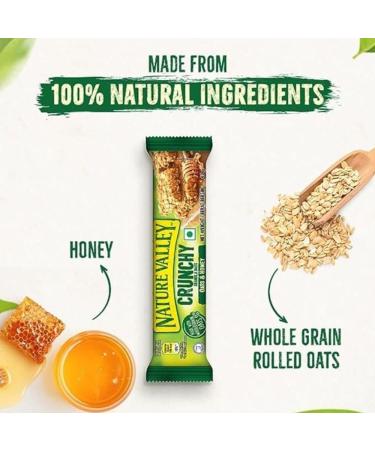 NATURE VALLEY Crunchy Bars Oats & Honey 18x42g - Buy Online on GoSupps.com