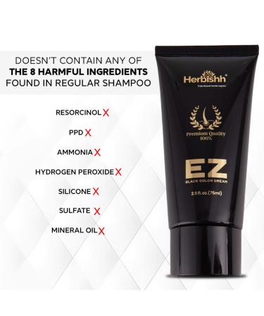 Herbishh Hair Color Cream for Gray Coverage No Rinse Hair Dye for Men & Women with Argan Oil Long Lasting & Safe Formula Advanced Japanese Technology - Buy Online on GoSupps.com