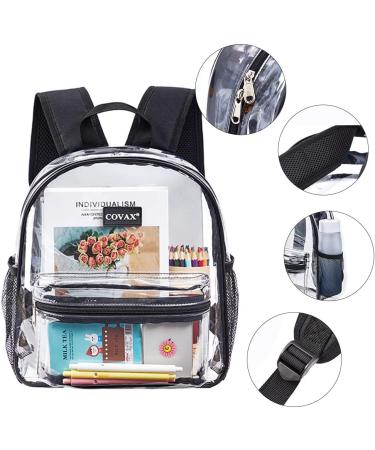 Covax Clear Stadium Approved Transparent Backpack with Reinforced Straps - Buy Online on GoSupps.com