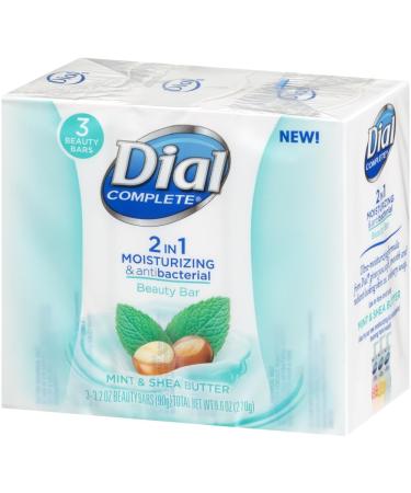 Buy Dial Complete 2 In 1 Moisturizing Mint & Shea Butter Bar Soap | 3-3.2 Oz | International Shipping Available - Buy Online on GoSupps.com