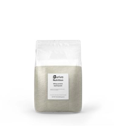 Puriva Nutrition Protein Powder Hydrolyzed Whey Protein Isolate Plain 1 Pound