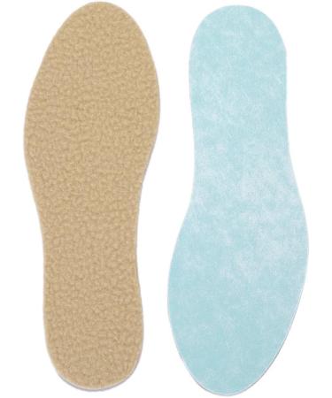 uxcell Women Winter Warm Soft Boot Fleece Insoles - Cushioned Shoe Inserts in Beige for Ultimate Comfort - Buy Online on GoSupps.com