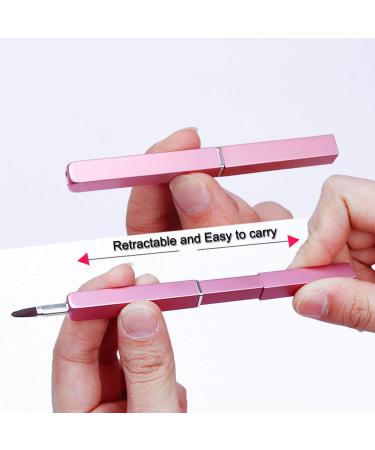 ENERGY Retractable Lip Brushes Set - Glossy Lipstick & Lip Liner Applicators | Vegan Synthetic Bristles | Travel-Friendly 3PCS Makeup Brushes - Buy Online on GoSupps.com