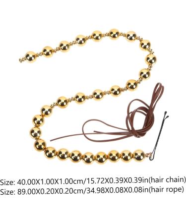 minkissy Pearl Tassel Hair Chain Womens Hair Clips Pearl Barrette Pearl Clips for Hair Women Hair Clips Rhinestone Hair Accessories Pearl Hair Clip Hair Gems for Women Rope Miss Braid - Buy Online on GoSupps.com