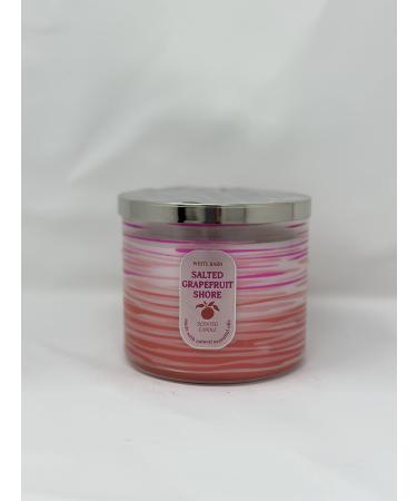 Salted Grapefruit Shore 3 Wick Candle 14.5 oz / 411 g Made with Natural Essential Oil
