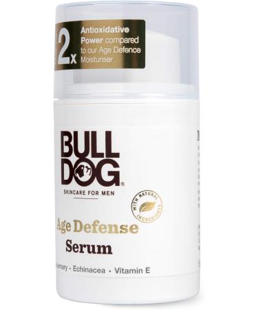 Bulldog Skincare Age Defense Moisturizing Serum for Men 50 Milliliters - Buy Online on GoSupps.com