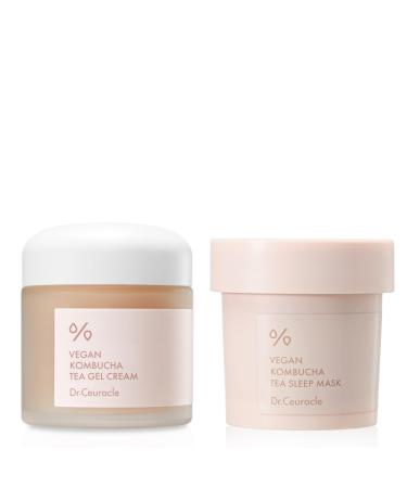 Dr.Ceuracle | Vegan Kombucha Tea Gel Cream + Vegan Kombucha Tea Sleep Mask