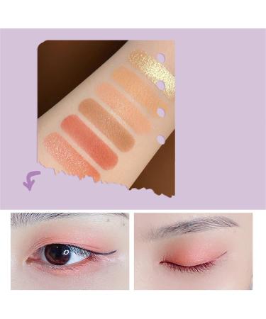 Girls Fruit Eye Shadow Take Notes Eye & Cheek Notebook Tea Earth Color Eye Shadow Makeup Cosmetics (B) - Buy Online on GoSupps.com