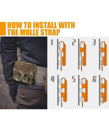 KRYDEX Molle Dump Pouch Roll-Up Drawstring Magazine Utility Pouch Folding Dump Bag Multicam - Buy Online on GoSupps.com