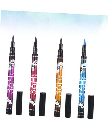 FRCOLOR Liquid Eyeliner Black Waterproof Eyeliner Colorful Eyeliner Women Eyeliner Waterproof Pen No Smudge 1 count (Pack of 1) As Shown - Buy Online on GoSupps.com
