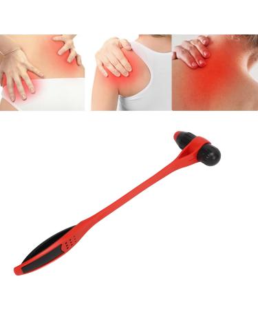Massage Hammer - Soft Silicone Body Massager for Stress Reduction | Elastic Red & Black Design for Eye & Neck Relief - Buy Online on GoSupps.com