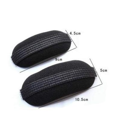 Buy 2PCS Hair Pillow & Invisible Fluffy Hair Clips | Perfect Puff Hair Accessories for Women & Girls - Black - Buy Online on GoSupps.com