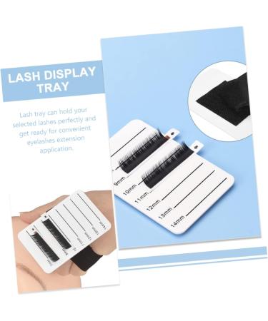 Eyelash Display Board & Holder Tray for Lash Extensions - Acrylic Storage Tool (7.9x5.4cm - Buy Online on GoSupps.com