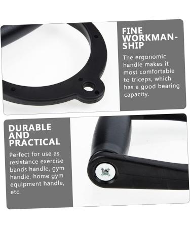 BESPORTBLE 4 Pcs Sports Handle Fitness Equipments Replaceable Plastic Blackx3pcs 18x16cmx3pcs - Buy Online on GoSupps.com