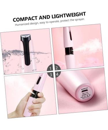 minkissy Face Steamer Nano Mist Sprayer Nano Steamer Hot Facial Mister Nanometer Sprayer Moisturizing Facial Sprayer Beauty Care Mister Cosmetic Abs Evaporator Pink Miss - Buy Online on GoSupps.com