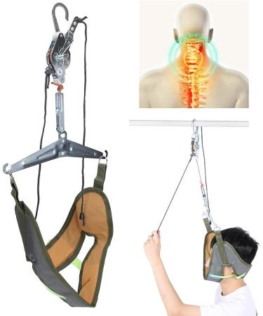 Focket Cervical Spine Traction Device - Neck Support Hammock & Fixation Kit for Home Use | Pain Relief & Back Health - Buy Online on GoSupps.com