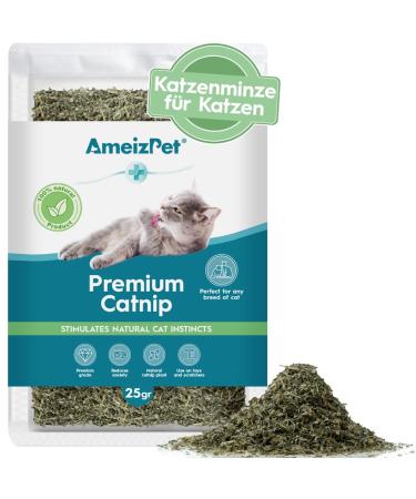 Ameizpet catnip grass for cats Premium cat mint delicacies for training and play behavioral dust for cats and kittens 25 g (0.06 OZ) Premium Catnip 25G - Buy Online on GoSupps.com